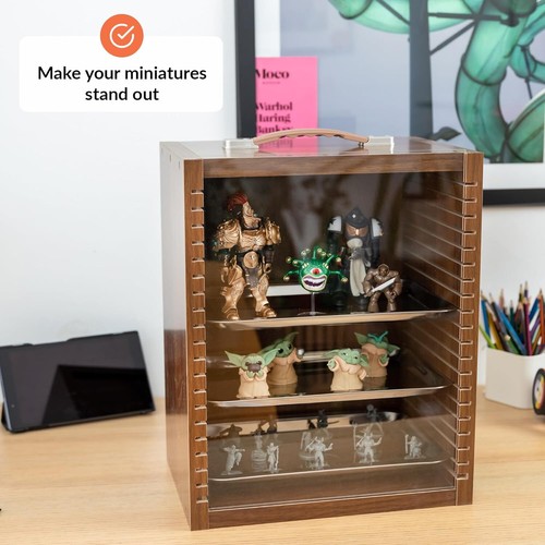 Miniature Carrying Case for Collectibles | Miniature Storage & Display Case for - Picture 2 of 4