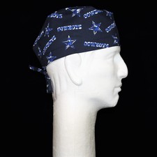 NFL Dallas Cowboys Small Logo on Blue Theme Scrub Hat