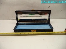 Edie Parker Slim Jean Luxe Baby Blue Clutch Bag With Mirror