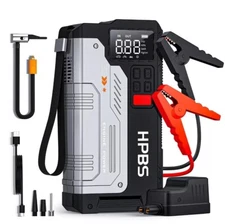 Jump Starter with Air Compressor -2500A Portable Car Jump Starterwith 150 PSI