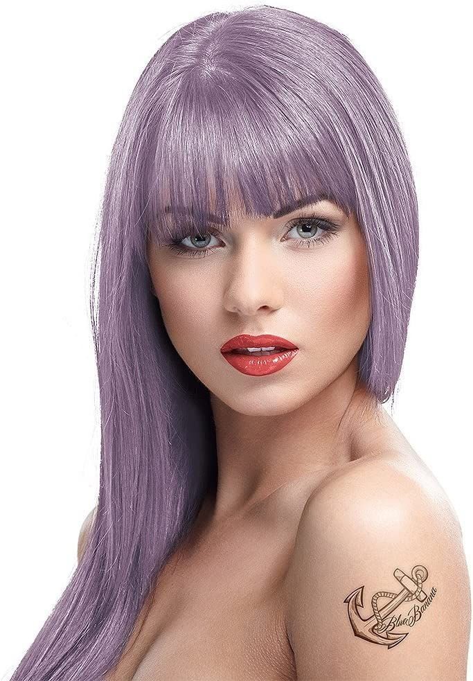Crazy Color Hair Dye 100ml - Ice Mauve x2 100 ml (Pack of 2), Purple