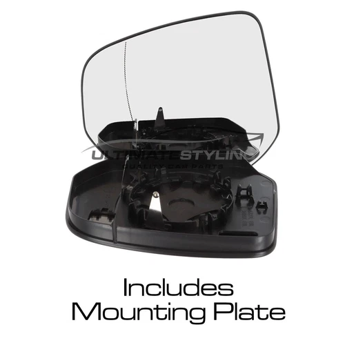 Wing Mirror Glass Ford Transit Connect Van 2018-2022 Aspherical Passenger Side