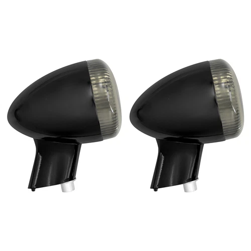 2x Rear Turn Signal Black Bullet Blinker Indicator Light For Harley Sportster XL - Picture 15 of 19