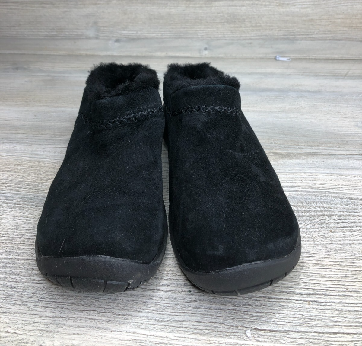 Zoccoli slip on Merrell Encore ICE 4 foderati in pelliccia sintetica neri J002028 donna taglia 6 5