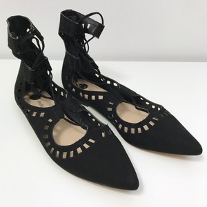 river island black flat shoes