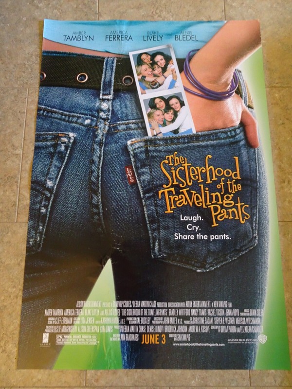 THE SISTERHOOD OF THE TRAVELING PANTS - MOVIE POSTER WITH AMERICA FERRERA