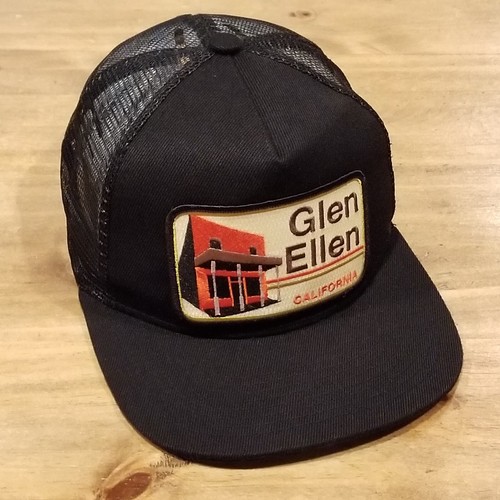 Glen Ellen California Bart Bridge Hat Cap Snapback Black Pocket Hide Patch - 第 5/7 張圖片
