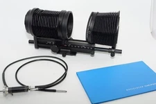 Hasselblad Auto Bellows Extension, Bellows Hood, Rod and Cable Release.