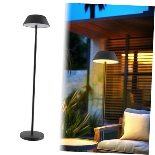 Outdoor Solar Powered Floor Lamp for Patios, Decks, Outdoor Living Spaces,