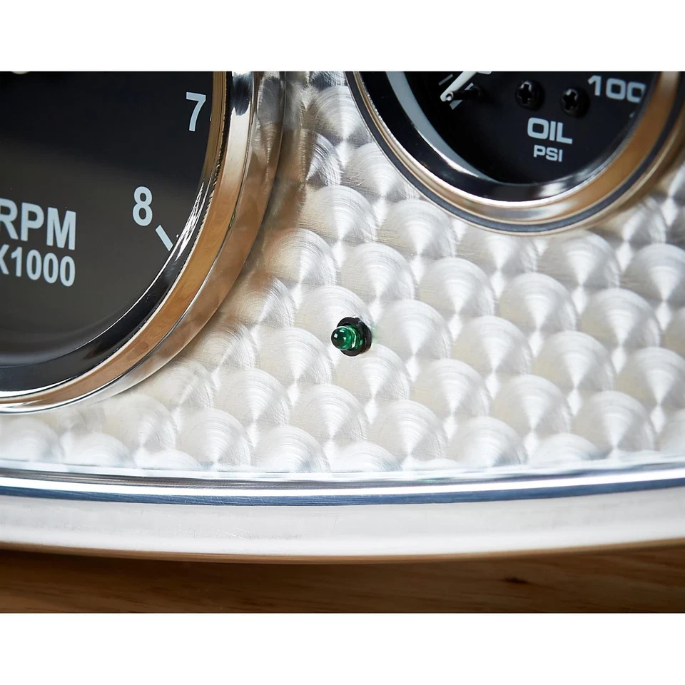 Lâmpadas indicadoras LED azuis universais, 5/32 polegadas - Imagem 2 de 4