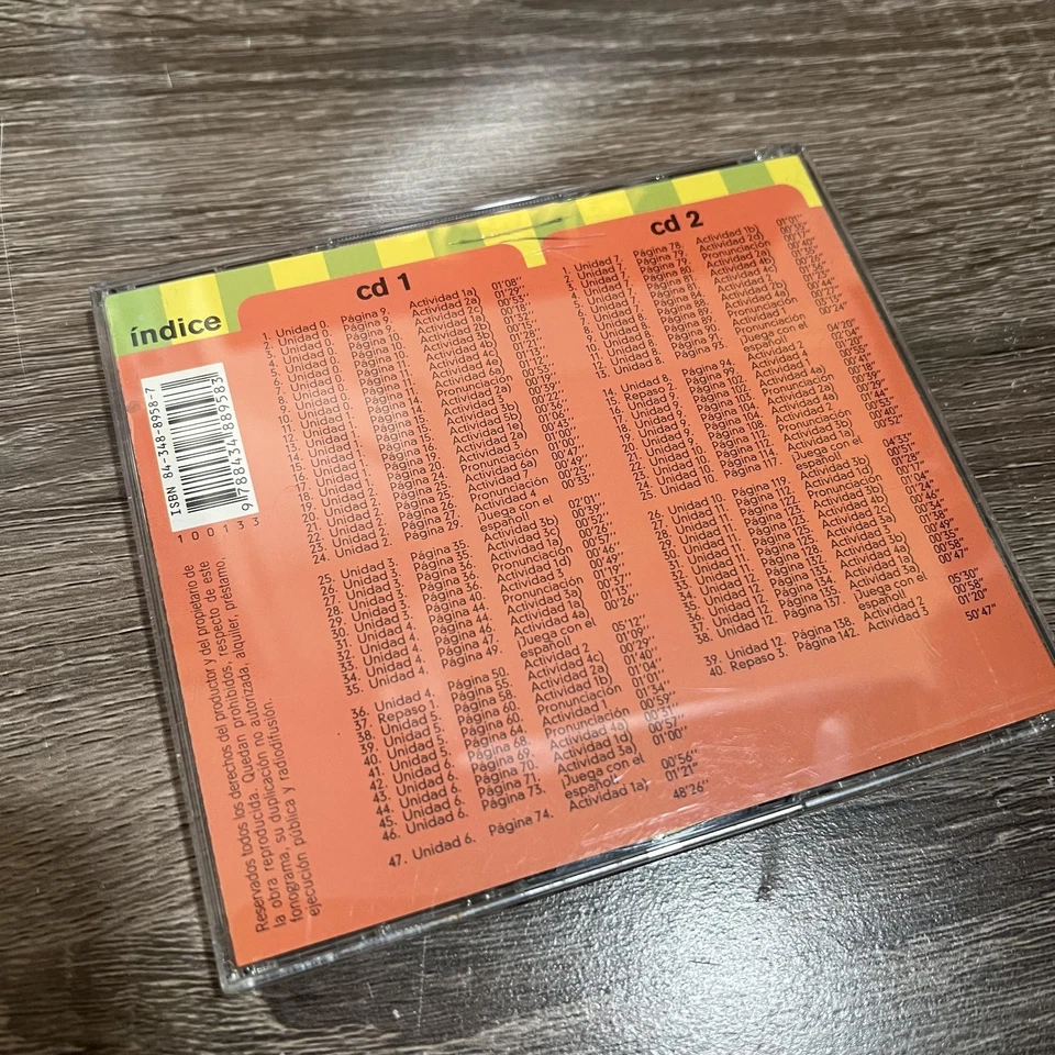 Vintage REDES Nivel 1 Español Para Extranjeros Libro Alumno CD Audio 1 Y 2 - Image 2 of 4