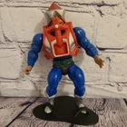 1983 MEKANECK Vintage HE-MAN MOTU Mattle FIGURE + ORIGINAL CHEST ARMOR Accessory