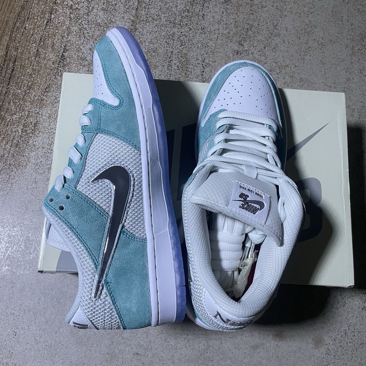 Nike SB Dunk Low Pro QS April Skateboards FD2562-400 Men's Size 12