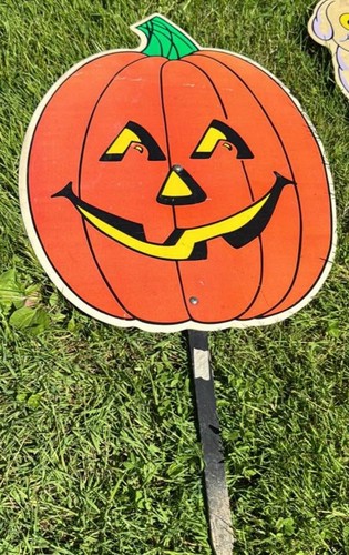 Vintage 1996 Yard Art Impact Kunststoff Feiertagsschild Lot Weihnachten Halloween Ostern - Bild 4 von 5