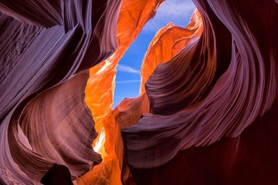 Lower Antelope Canyon Amazing Sandstone Formations Art Print Poster 18x12