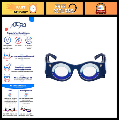 Motion Sickness Glasses - Anti-Nausea Boarding Glasses for Sea