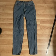 Levis 512 Jeans Women’s 26x29.5 Vintage Made In USA Cotton Light Blue Slim Taper