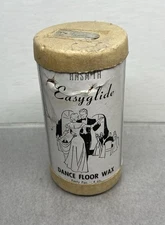 Vintage Easy Glide Dance Floor Wax Cardboard  Container ~ Ames Nebraska