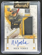 2025 Panini Impeccable Nick Yorke Elegance Auto RC Patch Rookie #/99