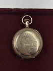 Antique Elgin Pocket Watch c.1870s Gold Filled Case Ornate Engraved Hunter Case