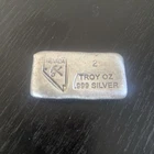 Rare! Nevada 2 Troy Oz .999 Fine Silver Hand Poured Bar