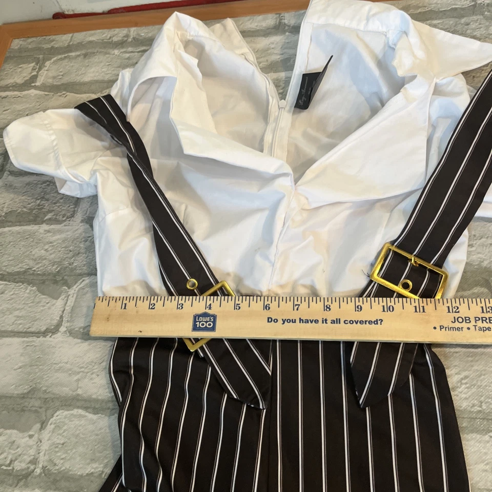 Womens size Small Brass Knuckle Betty Gangster Costume by Leg Avenue - Image 4 of 4