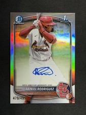 RAINIEL RODRIGUEZ Bowman Chrome 2025 Refractor /499 Auto