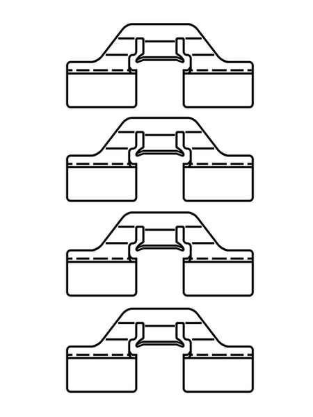 ATE ZubehöRsatz BremsbeläGe Hinten (13.0460-0077.2) FüR Renault Megane II-image