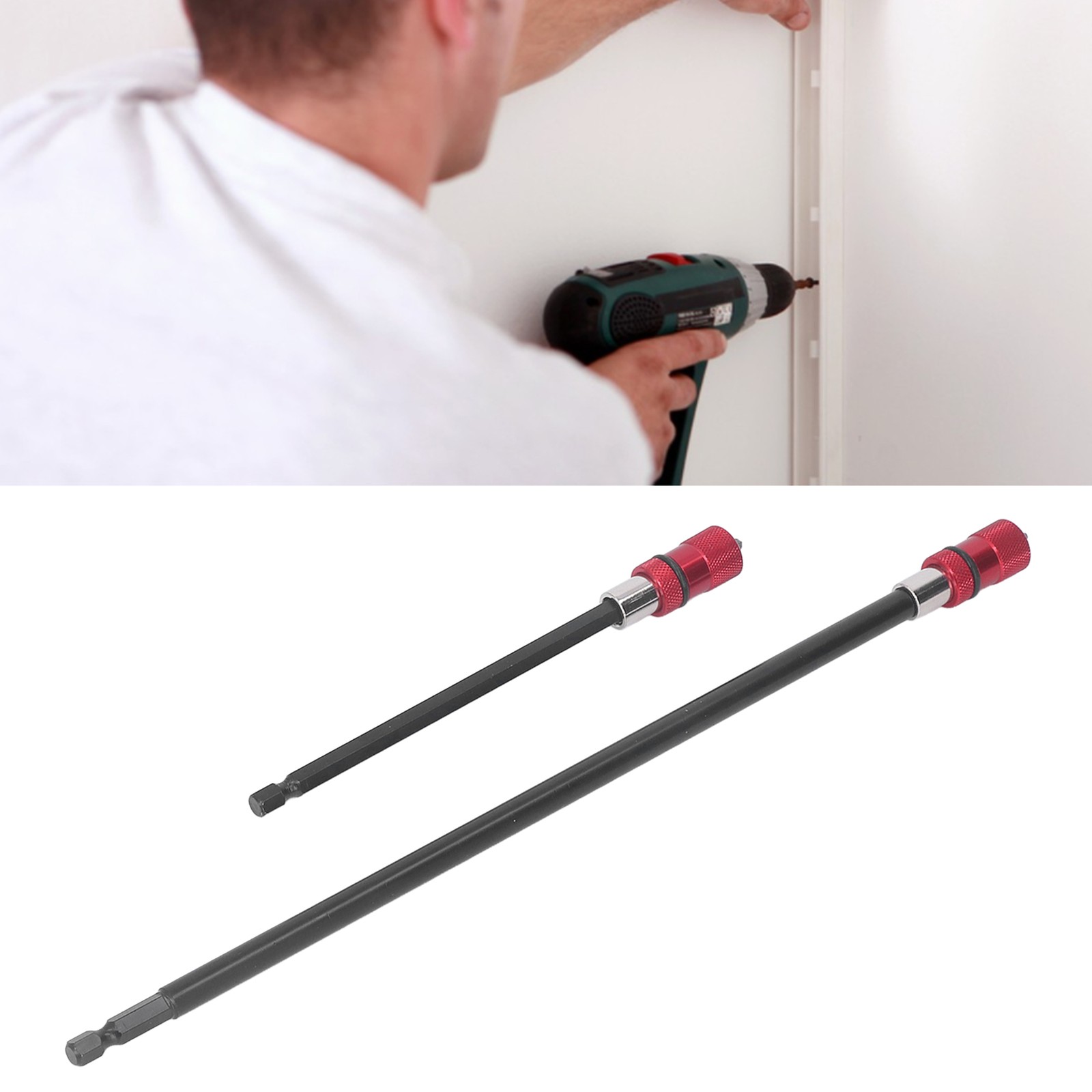 2Pcs PH2 Screwdriber 2Pcs Magnetic Extension Stable Tight Connection Quick R