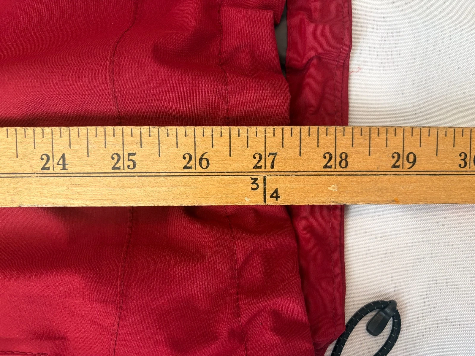 Cabelas Goretex Jacket Mens XL Red Rain Waterproof Parka Full Zip Hooded - product detail image 16