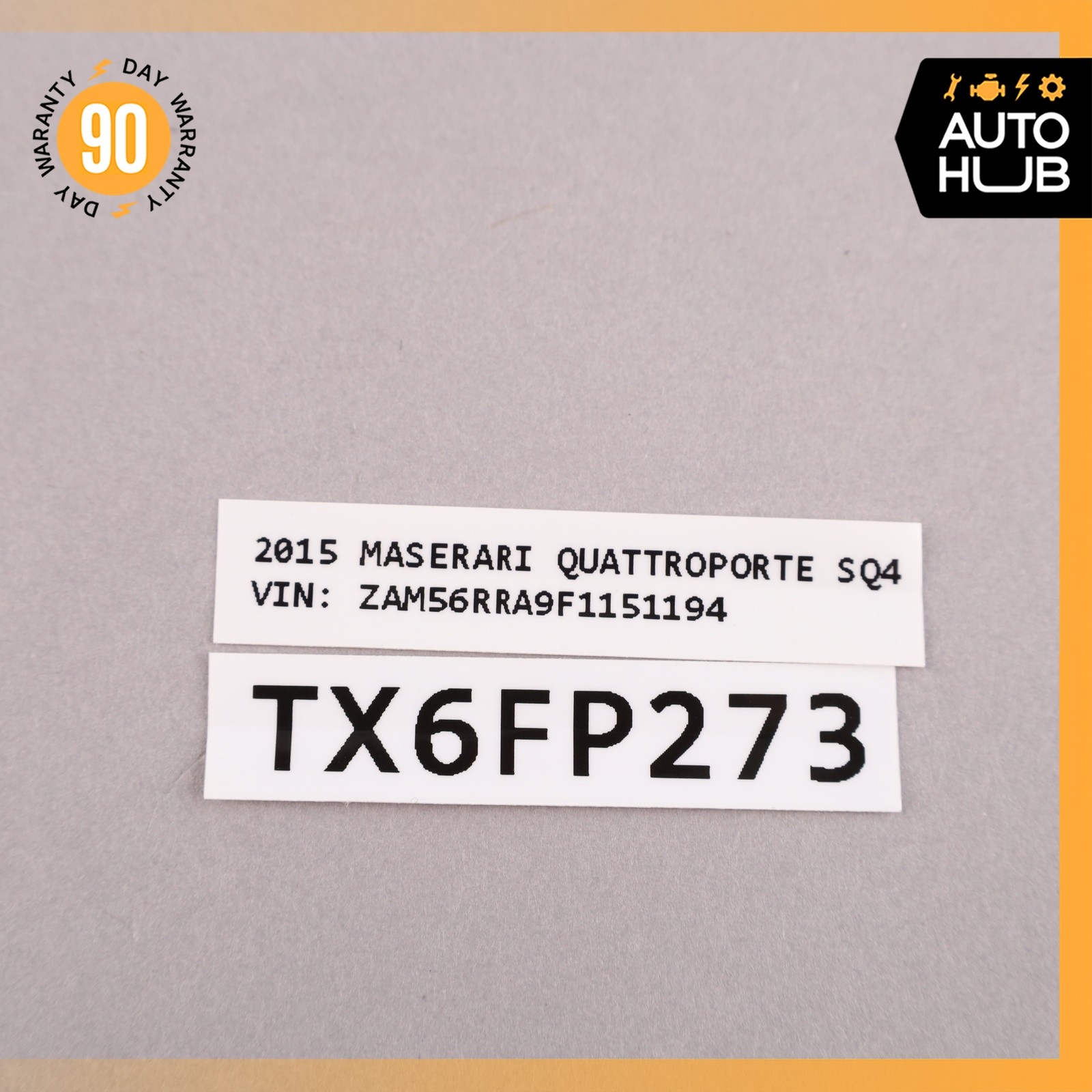 14-22 Maserati Quattroporte SQ4 M156 Fuel Gas Tank Lid Door Cover White OEM 46k