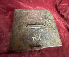 1916 dated RFC royal flying corps tea caddy tin box France base ?