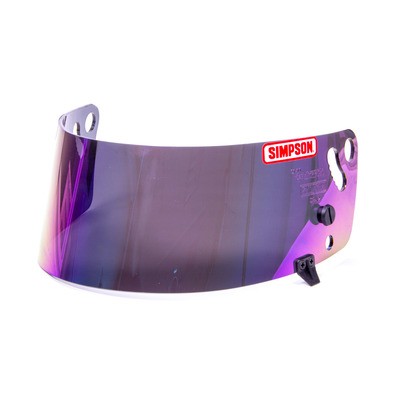 Simpson Safety 1013-17, One Helmet Shield Iridium Shark Vudu Racing