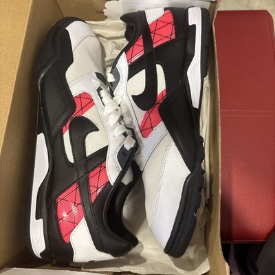 NIKE Air BO Turf  White/black Solar Red Size 14 Mend