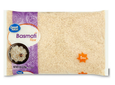 Great Value BGreat Value Basmati Rice, 5 lbasmati Rice, 5 lb
