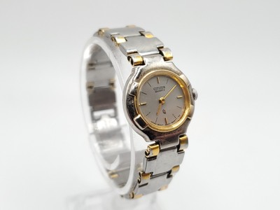 Citizen Ladies Gold and Silver Tone Quartz Watch With