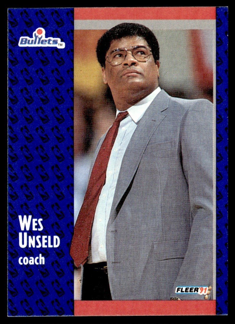 1991-92 Fleer Wes Unseld Washington Bullets #209