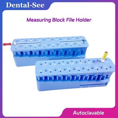Dental Endo Measuring Block Endodontic File Holder Ruler Autoclavable