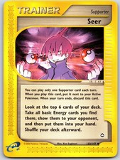 Seer 133/147 Non Holo Aquapolis NM-LP Pokemon 2003 Ken Sugimori on eBay
