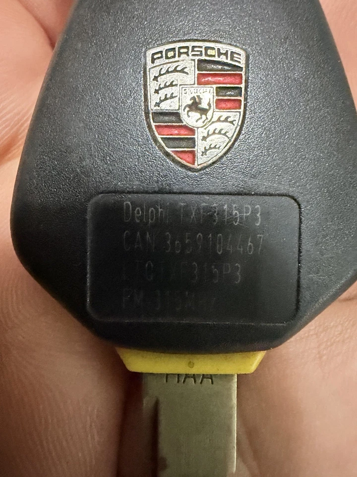 OEM 2001-2004 PORSCHE BOXSTER 911 REMOTE HEAD KEY FOB 3 BUTTONS LTQTXF315P3 Foto 4 de 4