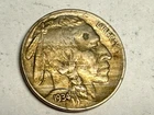 1934 AU full-horn Indian Head BUFFALO NICKEL. Exact coin shown. #q2