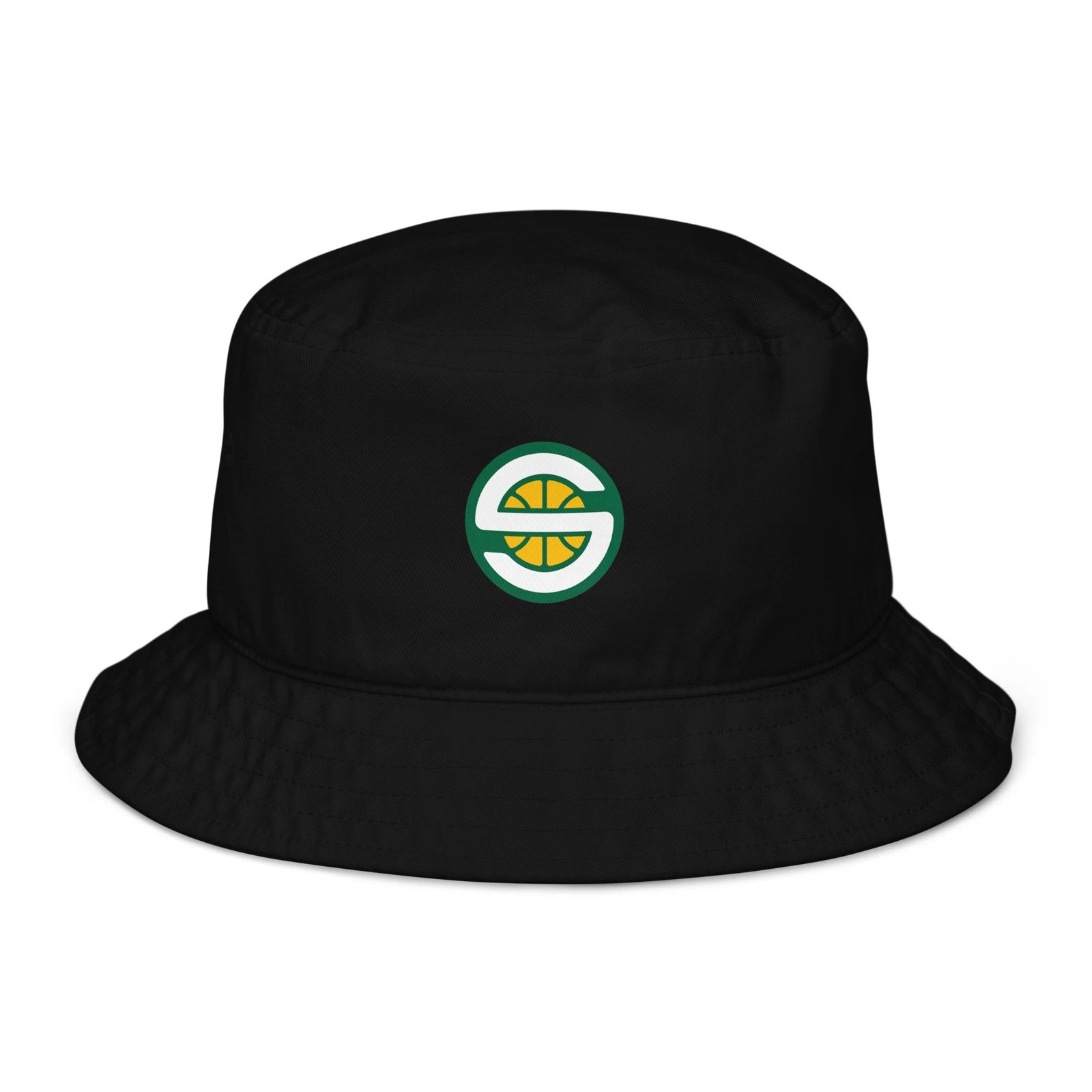 Seattle SuperSonics minimalist Organic bucket hat