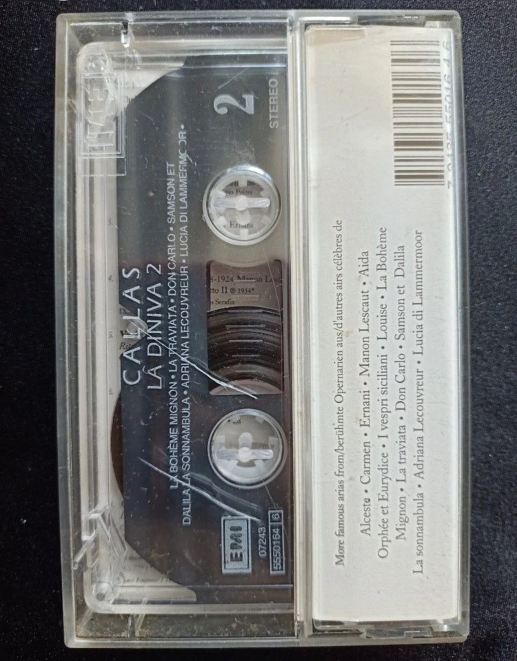 Maria Callas : La Divina 2 ( Cassette Tape ) - Image 2 of 4