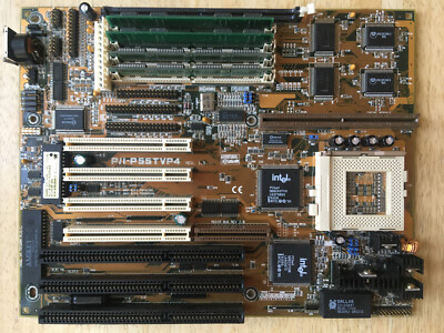 ASUS P/I-P55TVP4 socket 7 baby AT motherboard with 32MB EDO RAM