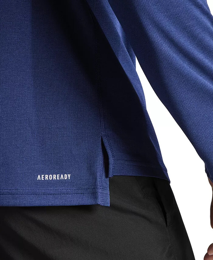 adidas / ジャージ/M/ポリエステル/BLU/IR9904 adidas Men Dk Blue Train Essentials Quarter-Zip Pullover Top