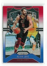 KEVIN LOVE #68 2019-20 PANINI PRIZM CAVALIERS RED WHITE BLUE