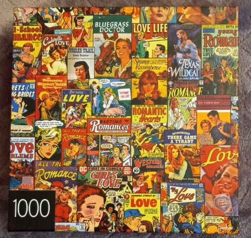 Cardinal ROMANCE COMICS 1000 Piece Puzzle Incomplete 3 Missing
