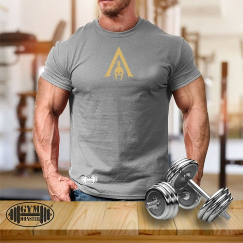 Camiseta Guerrero Lambda Gimnasio Ropa Culturismo Entrenamiento Entrenamiento Esparta MMA Top - Imagen 9 de 11