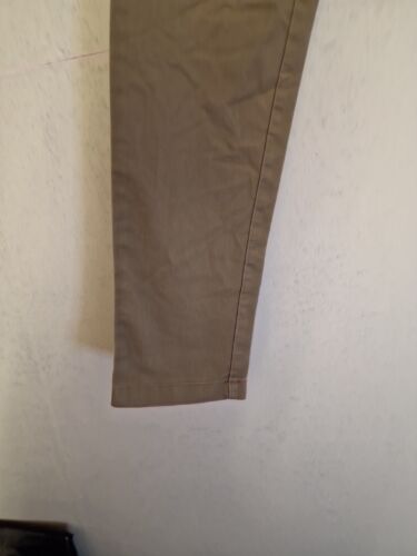 Pantalón CARHARTT WIP Sid Ropa de Trabajo Hombres Pantalones Beige Ajustado Cónico W29 L34 - Imagen 5 de 9