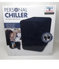 Personal Chiller 6-Can/4 Liter Mini Space Cooler/Warmer, Black Marble W/Bonus
